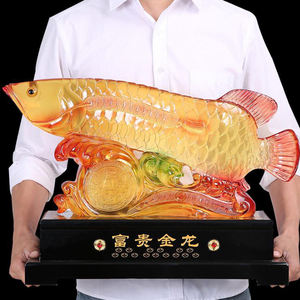 Tượng cá rồng vàng phong thủy cỡ lớn, tượng cá may mắn - Product Image 5