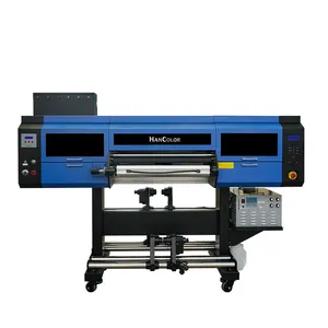 special offer print crystal stickerTransfer Label Printing A2 Size 60cm UV dtf Printer with Vacuum Adsorption Platform