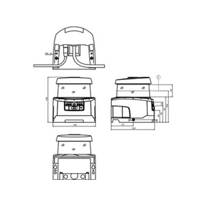 เครื่องสแกนเลเซอร์ Leuze RSL420-S/CU416-5 รุ่น 53800209 สำหรับโดรน ผลิตในเยอรมนี - Product Image 1