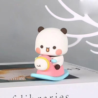 Figurine d'ours panda Bubu Dudu, poupée d'action mignonne et kawaii, jouet de collection, ornement