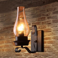 Lampes murales modernes de style rétro, luminaires de bar nostalgiques, lampes murales LED en fer E26, lampes de chevet pour couloir