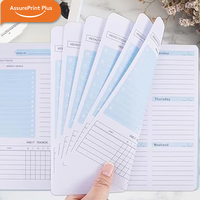 Agenda hebdomadaire A5 non daté à spirale, carnet de liste de tâches, suivi des habitudes, journal de buts, agenda simple, journal de bord, usage professionnel et bureautique, en PU et papier