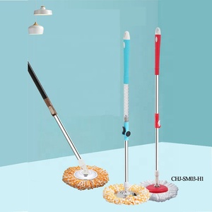360 Degree Rotating Microfiber <strong>Mop</strong> <strong>Stick</strong> with Adjustable Stainless Steel Handle PP <strong>Mop</strong> Head Floor 10kg Load-Bearing - Product Image 4