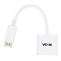 Kabel Konverter VCOM DisplayPort ke HDMI Male to Female HDTV 1080P 60Hz untuk Menghubungkan PC ke Monitor Proyektor