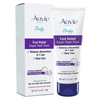 Crème Apaisante Bio Végane Anti-Érythème Fessier pour Bébé à Marque Blanche avec 40% d'Oxyde de Zinc Protection de la Barrière Cutanée 99g 3.5oz