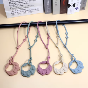 Vente en gros de chaîne de sucette réglable durable en silicone souple anti-perte pour bébé - Product Image 4