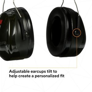 อุปกรณ์ป้องกันการได้ยิน Peltor เพื่อป้องกันการ101ที่ครอบหูเหนือศีรษะ H7A 25 dB NRR หูฟังแบบปรับได้รองรับ E-A-rfit - Product Image 6