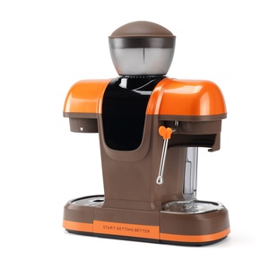 Machine à café expresso semi-automatique avec moulin intégré, extraction haute pression pour la maison, machine à expresso à café moulu frais - Product Image 5