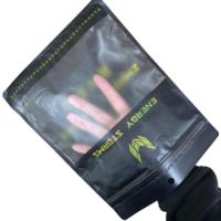 Vente en gros de t-shirt transparent sweat-shirt sac zip-lock emballage givré avec joint à trois côtés logo mat refermable pour chaussures