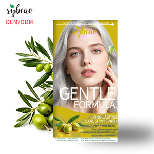 Crema Colorante per <span class=keywords><strong>Capelli</strong></span> Bianco Argento Tonalità Fredda Anti-Giallo Lunga Durata Copertura Totale Finitura Lucida e Liscia OEM ODM - Product Image 1