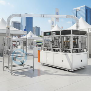 آلة صنع أوعية السلطة الورقية بسعر مخفض للتصدير من الصين، خدمة جيدة للأعمال التجارية طراز KBM-200 - Product Image 2