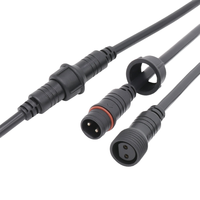 Adaptateur d'alimentation pour scooter électrique MINI rouge M823 45 broches 2-6 broches Câble filaire mâle femelle Prise étanche IP65 Contacts en cuivre étamé