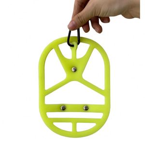 Protège-chaussures en silicone style chaîne, décorations boutonnes simples, 1 pièce par sac, emballage personnalisé, service OEM ODM, prix usine - Product Image 2