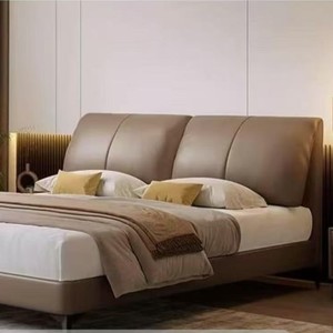 <span class=keywords><strong>Letto</strong></span> <span class=keywords><strong>Matrimoniale</strong></span> Sospeso Stile Crema Italiano Best Seller, <span class=keywords><strong>Letto</strong></span> in Legno Massello 1,8m, <span class=keywords><strong>Letto</strong></span> Imbottito in Pelle per Camera da <span class=keywords><strong>Letto</strong></span> - Product Image 6