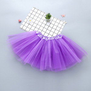 Gonna Tutu per <span class=keywords><strong>Bambina</strong></span> a 3 Strati in Tulle, Vestito da Balletto Vaporoso per Bambine e Ragazze dai 2 ai 8 Anni - Product Image 2