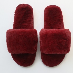 Pantofole da <span class=keywords><strong>donna</strong></span> in pelliccia sintetica, morbide, antiscivolo, per interni, piatte, soffici e pelose - Product Image 3