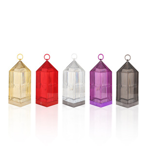 Lampe de table tactile en cristal d'intérieur, <span class=keywords><strong>rechargeable</strong></span> par USB, RGB, décoration de chambre à coucher, lampe de nuit LED, phare - Product Image 6