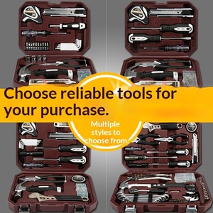 Household Toolbox <b>Set</b> Carbon Steel Daily Maintenance Hardware Wrench <b>Screwdriver</b> Pliers Full 290x235x70mm Household Toolbox <b>Set</b> - Product Image 2