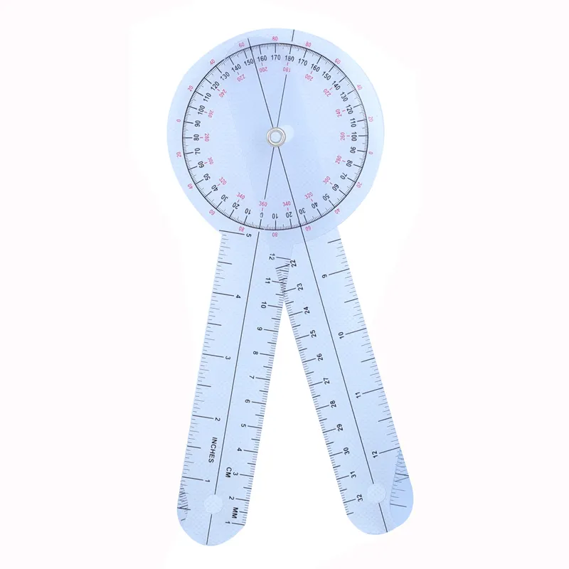 8 Inch Plastic Ruler Contact Angle Goniometer Ruler