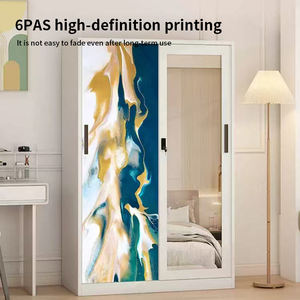 ארון אחסון לחדר שינה במחיר מפעל. ארון בגדים גדול לאחסון, ארון פלדה, ספק ארונות - Product Image 4