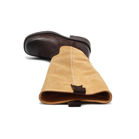 Bottes d'hiver en cuir véritable à lacets polyvalentes pour femmes - Légères et confortables