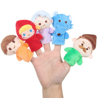 Marionnette à doigts en peluche douce personnalisée pour enfants, cadeau éducatif, jouet en peluche à doigts de haute qualité, populaire