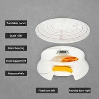 Bester Preis DIY Back dekoration Zubehör 5 6 7 8 9 10 11 Zoll weiß verstellbar drehbar Kipp kuchen Plattenspieler