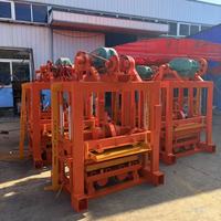 Machines pour les petites entreprises, idées d'entreprise : machine à fabriquer des briques QTJ4-40 à haute efficacité, machine à fabriquer des blocs de béton, machine à briques