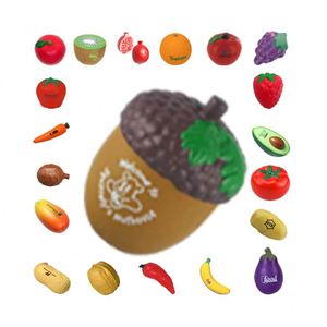 Balle anti-stress en forme de fruit de chêne, jouets moelleux en polyuréthane, balles anti-stress en forme de fruit de chêne - Product Image 2