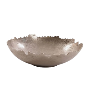 Cuenco de servidor de Metal redondeado hecho a mano, cuenco de servicio de arroz hecho a medida de estilo tradicional para mesa de cena, cuenco DE SERVICIO DE ESTILO ÚNICO - Product Image 4