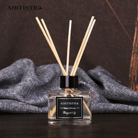Ensemble de diffuseur de roseaux de luxe, fabricants d'usine, bouteille en verre, parfum personnalisé, Logo privé personnalisé, fournir des échantillons