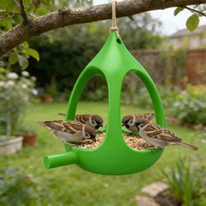 Mini Spherical Bird Feeder 1.8L Outdoor Hanging Garden Feeder With Drainage Design For Backyard Birding - Product Image 3
