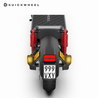Trottinette électrique pliable Kuickwheel S9 à deux roues en alliage d'aluminium, moteur brushless 500W, contrôle intelligent par application, freins à disque hydrauliques