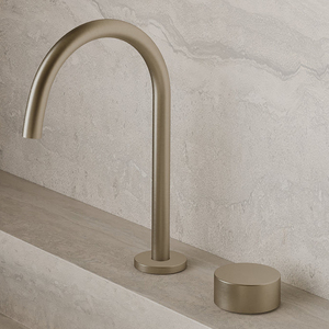 Modern Stainless Steel Single-Handle Basin Tap <b>Deck</b> Mounted Hot Cold Water Matte Black Mixer Sink Tap Ceramic Core-ZY-B736B - Product Image 3