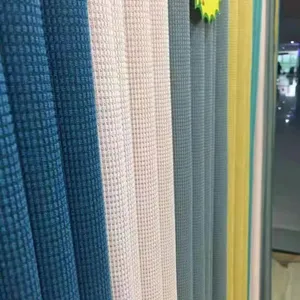 फैशन रंग Microfiber 100% पॉलिएस्टर 300gsm चौड़ाई 300cm तैयार पर्दे थोक