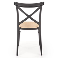 Fournisseur de chaises de banquet en plastique modernes, prix bas, chaise d'extérieur en PP, chaise en rotin plastique empilable, couleur personnalisée
