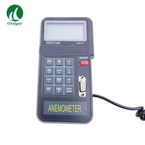 Anemômetro digital tipo memória, medidor de velocidade do vento AVM-07 - Product Image 2