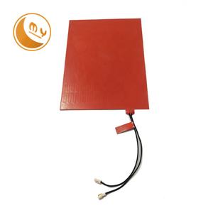 Almofada de aquecimento flexível elétrica elétrica personalizada 12v 24v 110v 220v Cobertor de aquecimento de silicone de borracha - Product Image 3