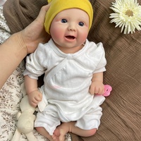 Poupée Bébé Reborn en Silicone Intégral, Poupée Nouveau-né Réaliste, Poupée Fille Pondérée à Bouche Ouverte Personnalisable, Cadeaux de Noël – Vente Directe Usine
