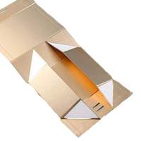 Caja de Embalaje de Cartón Rígido Plegable de Alta Gama Personalizada, Material Ecológico con Lazo de Cinta para Envío de Ropa y Zapatos