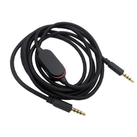 Câble auxiliaire de remplacement 3,5 mm vers 3,5 mm avec contrôle du volume pour casque de jeu détachable AW720H AW920H AW310H AW510H 988 95AF