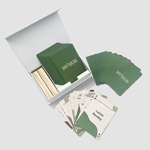Fábrica Caja Paquete Fabricantes Español Inglés Alfabeto Tarjetas Flash Juegos de póquer Personalizado Español Naipe - Product Image 2