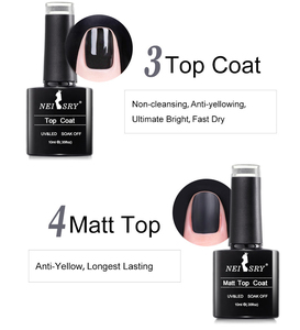 Esmalte de Gel Neissry con Capa Superior Templada, Base y Esmalte para Uñas Sin Dispersiones, Precio al por Mayor - Product Image 1