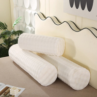 Oreiller de grossesse et de maternité ergonomique en mousse à mémoire de forme à rebond lent, avec fourrure synthétique de lapin, pour le massage et le yoga, idéal pour les dormeurs latéraux – Tendance 2026