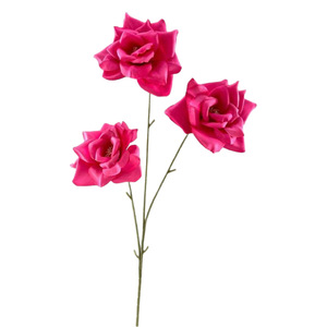 Rosas Artificiales Pingping, Flor de Seda de 3 Cabezas, Hechas a Mano, Decoración para Bodas, Decoración del Hogar, Accesorios de Fotografía - Product Image 5