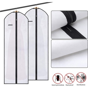 Wholesale Custom logo Suit Bag Non Woven <b>Dress</b> <b>Cover</b> Foldable Suit <b>Cover</b> Garment Bag for Wedding <b>Dress</b> - Product Image 6