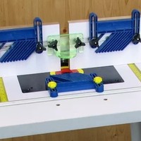 Table inversée pour fraiseuse en bakélite, table de travail inversée auxiliaire pour machine à dégrossir, table de fraisage pour le travail du bois