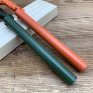 Encendedor de fuego de ferrocero de 5 pulgadas para supervivencia, kit de varilla de ferrocero perforada con cordón y punzón, 5" x 1/2" - Product Image 6