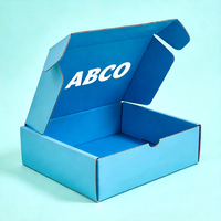 Boîtes en carton ondulé écologiques avec logo personnalisé, boîtes d'expédition gaufrées pour bougies, emballage cosmétique imprimé