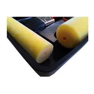 Kit de <span class=keywords><strong>peinture</strong></span> Sanfine : Rouleaux et brosses pour intérieur, 6 pièces, rouleaux en mousse floquée haute densité de 150 mm, ensemble d'outils de <span class=keywords><strong>peinture</strong></span> pour peintures <span class=keywords><strong>à</strong></span> <span class=keywords><strong>l</strong></span>'eau - Product Image 4